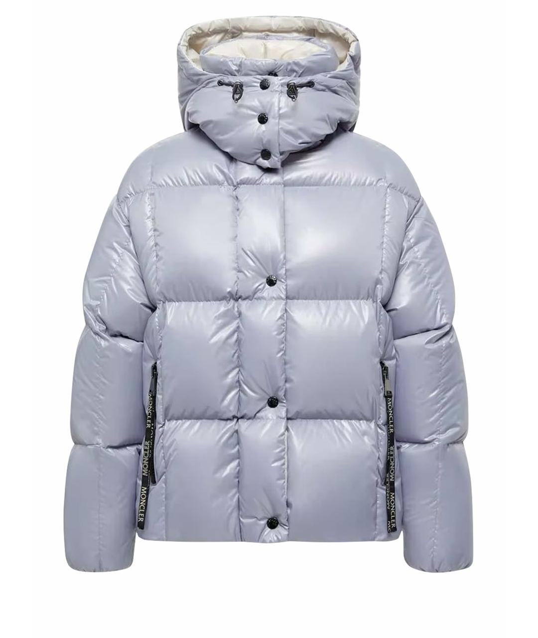 MONCLER Голубой пуховик, фото 1