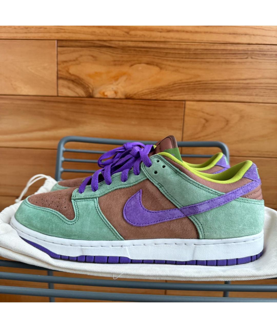 NIKE Мульти замшевые низкие кроссовки / кеды, фото 6
