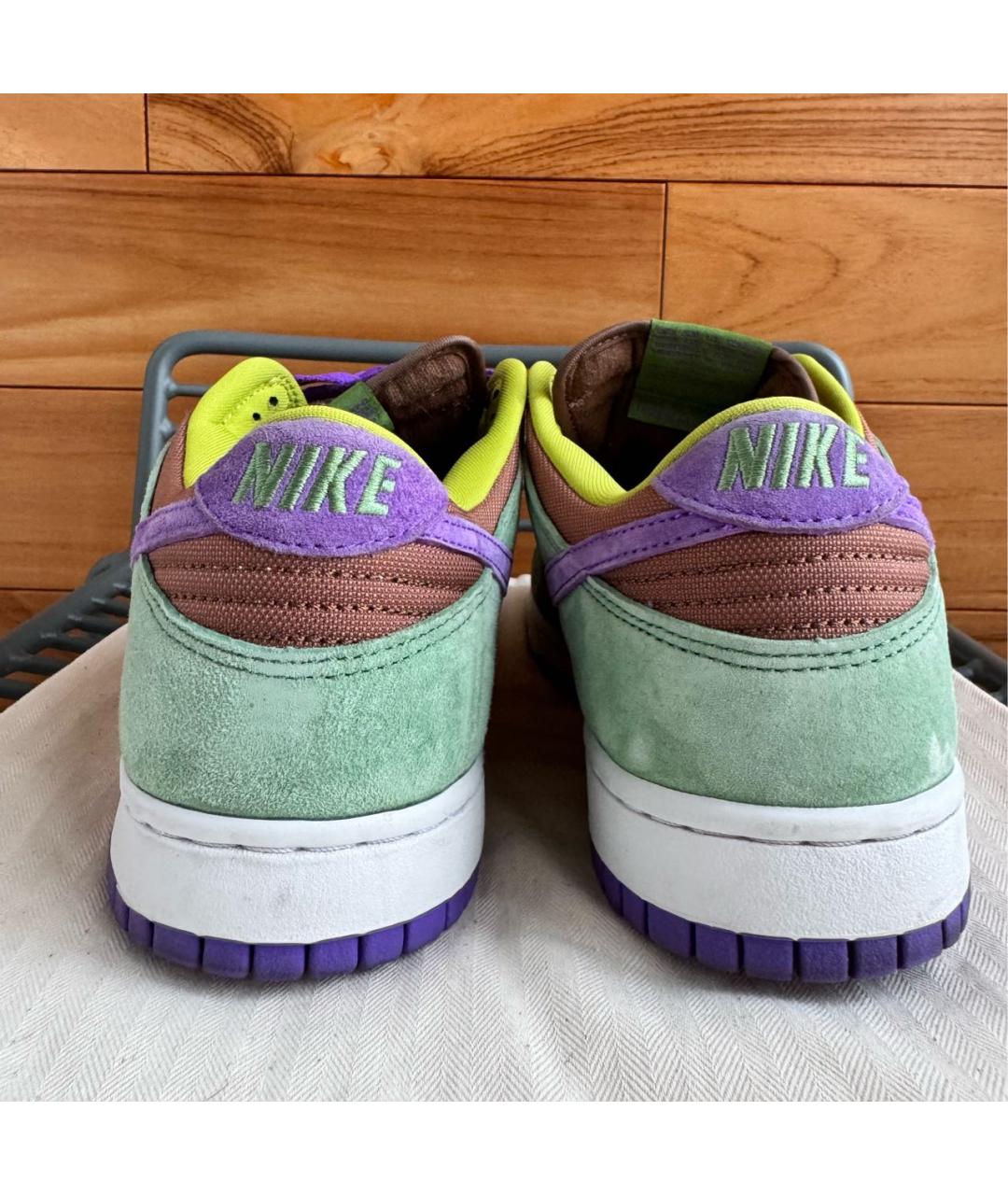 NIKE Мульти замшевые низкие кроссовки / кеды, фото 4