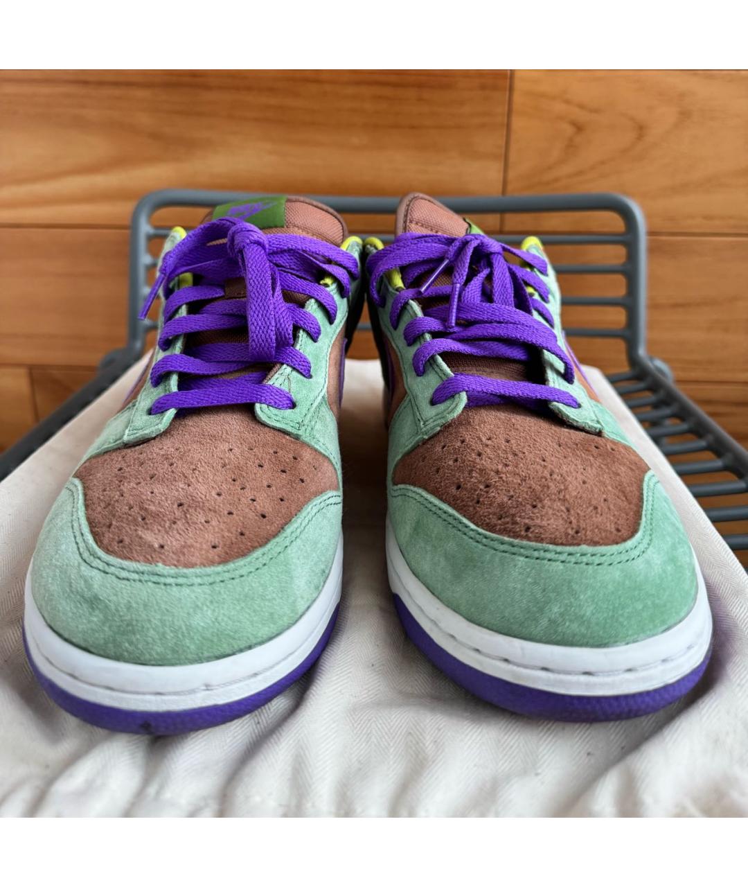 NIKE Мульти замшевые низкие кроссовки / кеды, фото 2