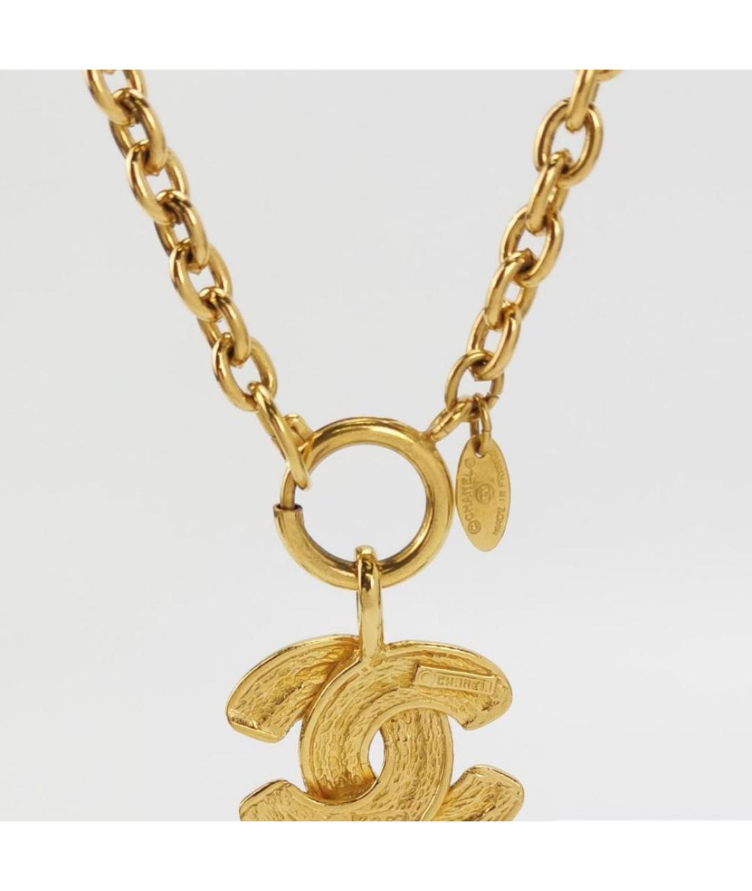 CHANEL Золотая подвеска, фото 3