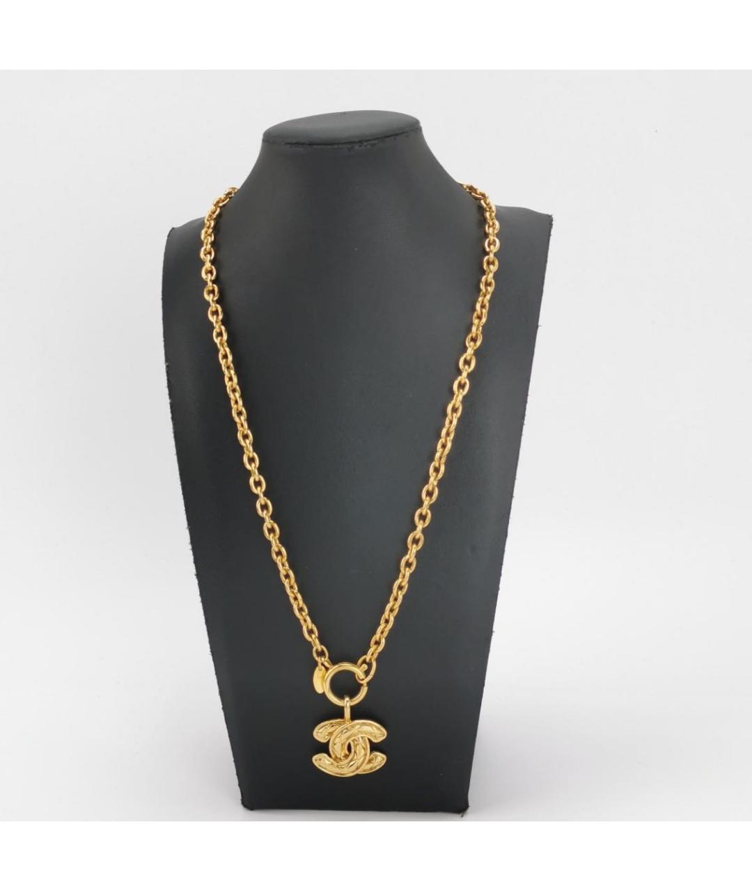 CHANEL Золотая подвеска, фото 2