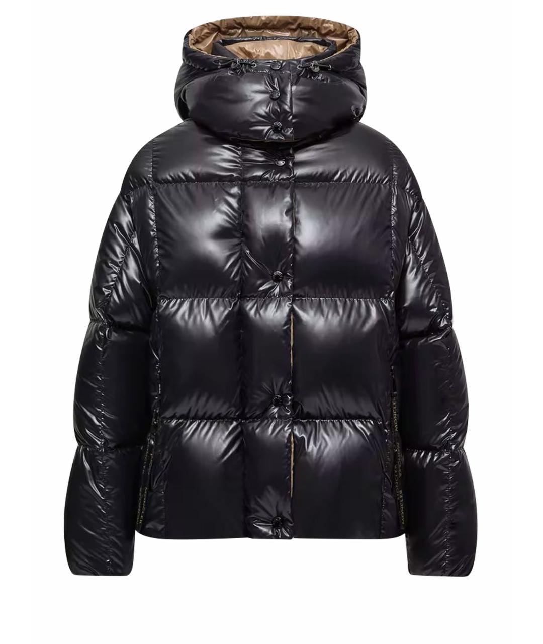 MONCLER Черный пуховик, фото 1