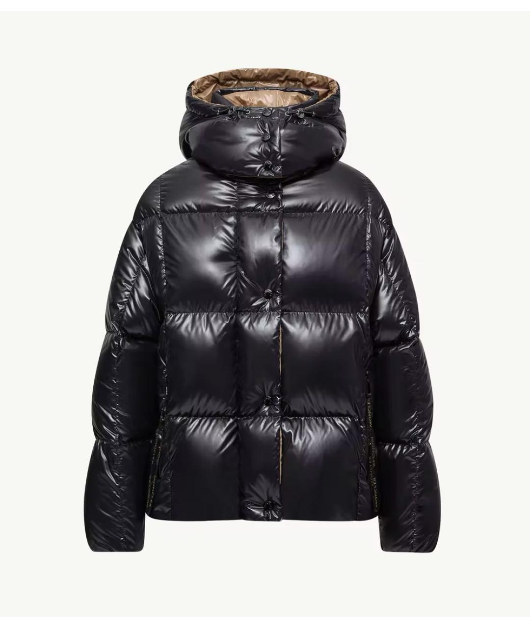 MONCLER Черный пуховик, фото 6