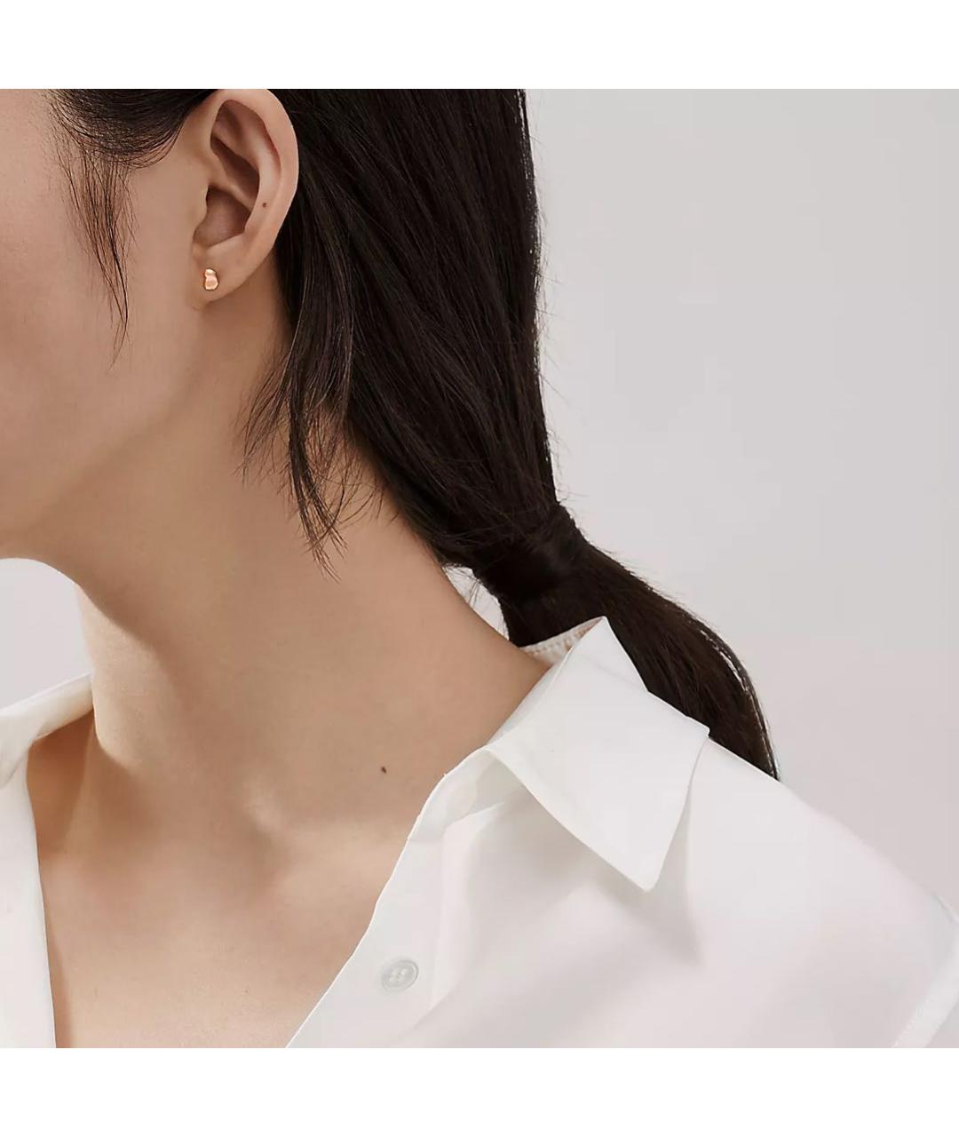 TIFFANY&CO Золотые серьги из розового золота, фото 4