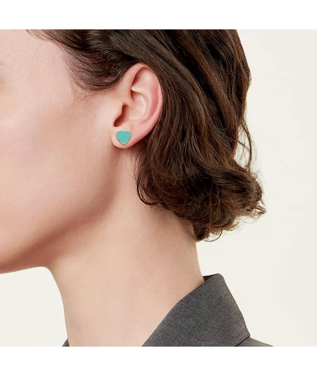 TIFFANY&CO Мульти серебряные серьги, фото 5
