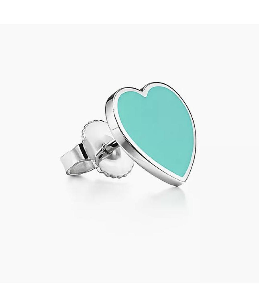 TIFFANY&CO Мульти серебряные серьги, фото 2