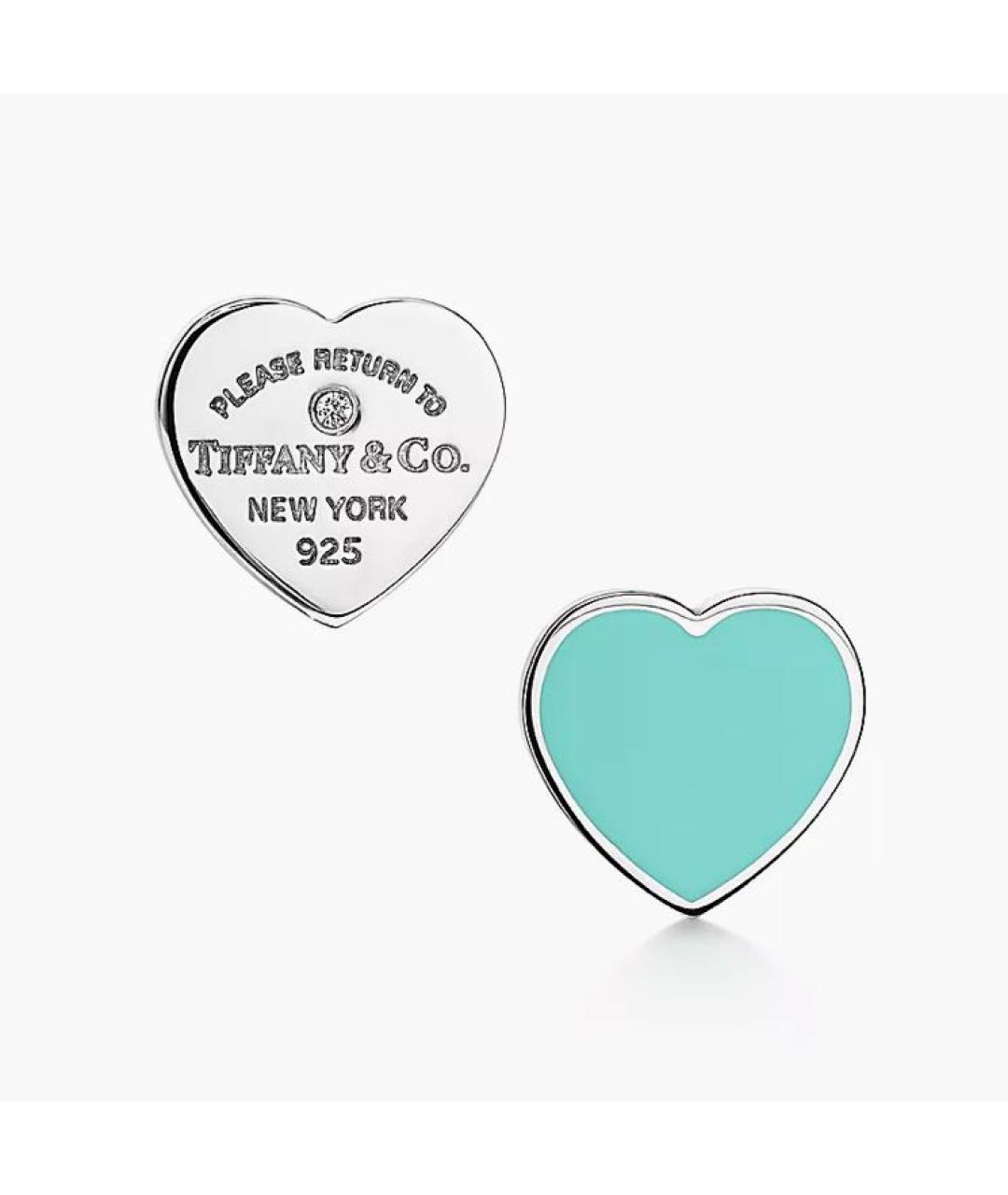 TIFFANY&CO Мульти серебряные серьги, фото 6