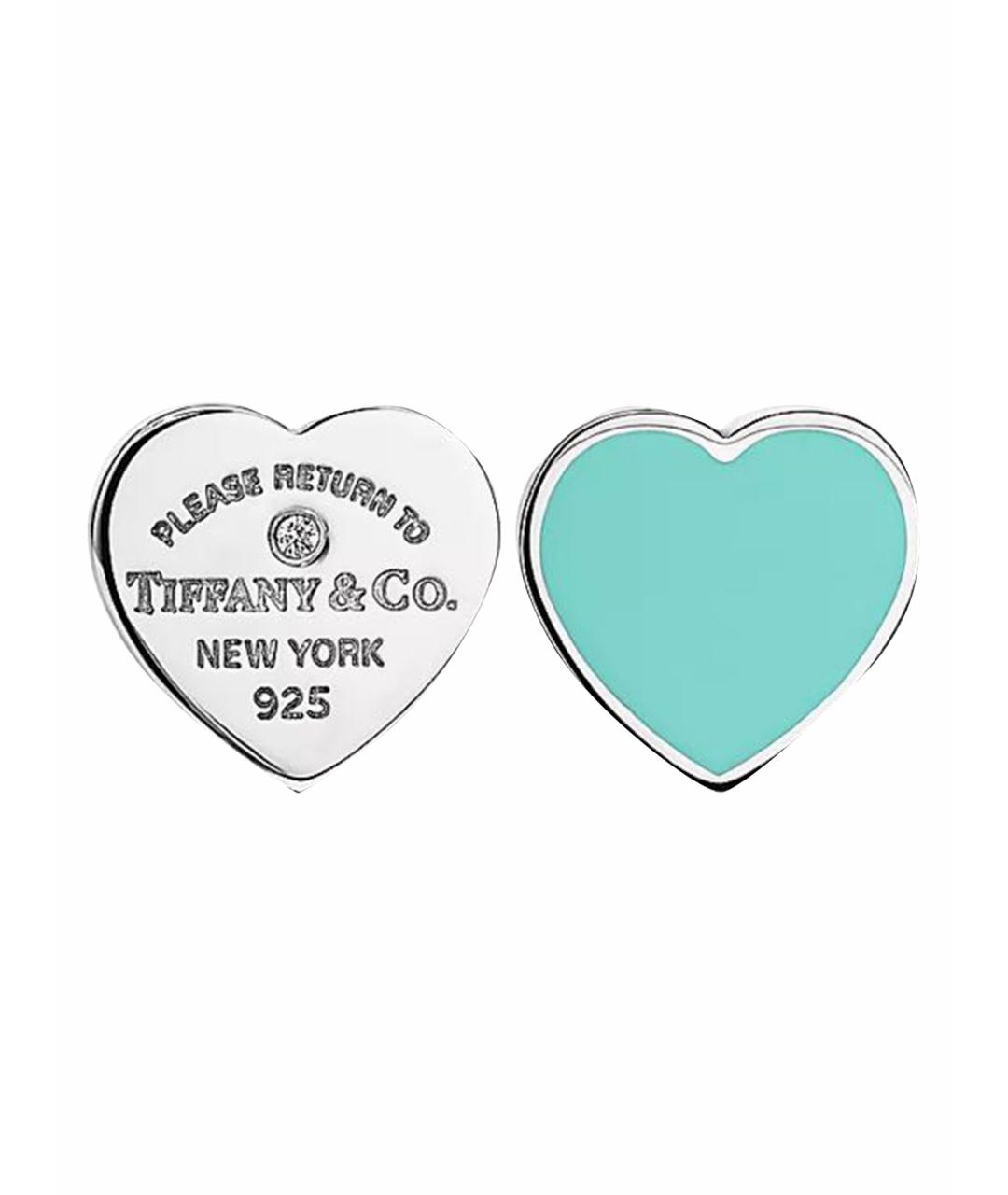 TIFFANY&CO Мульти серебряные серьги, фото 1