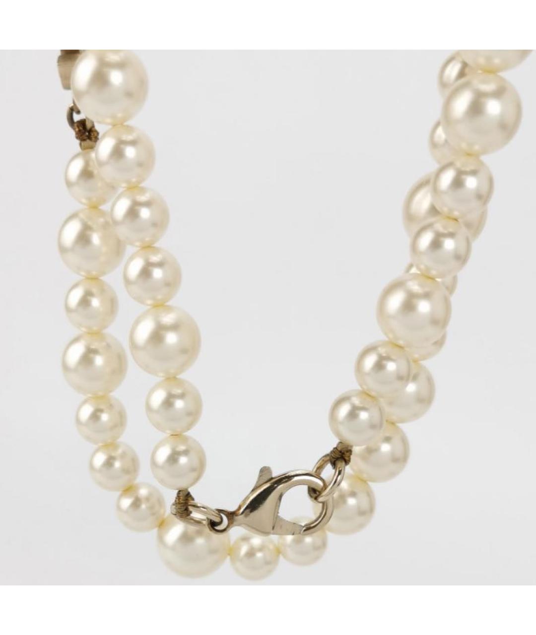 CHANEL Белое колье, фото 4