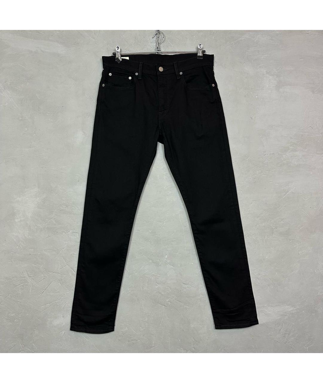 LEVI'S Черные хлопко-эластановые джинсы скинни, фото 7
