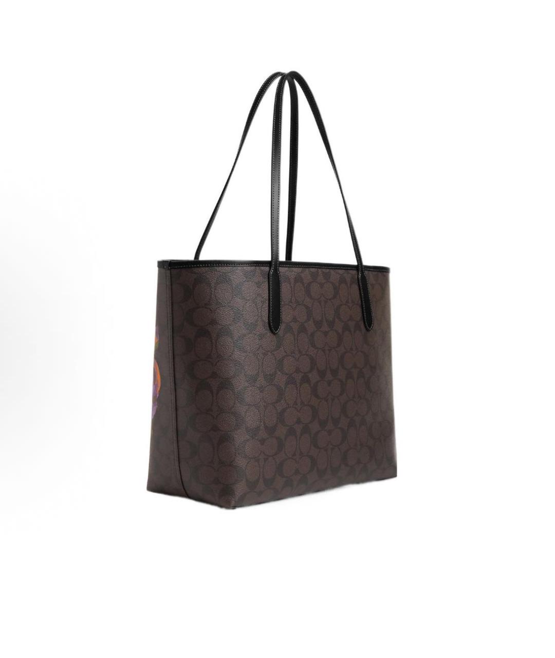 COACH Коричневая сумка тоут, фото 2