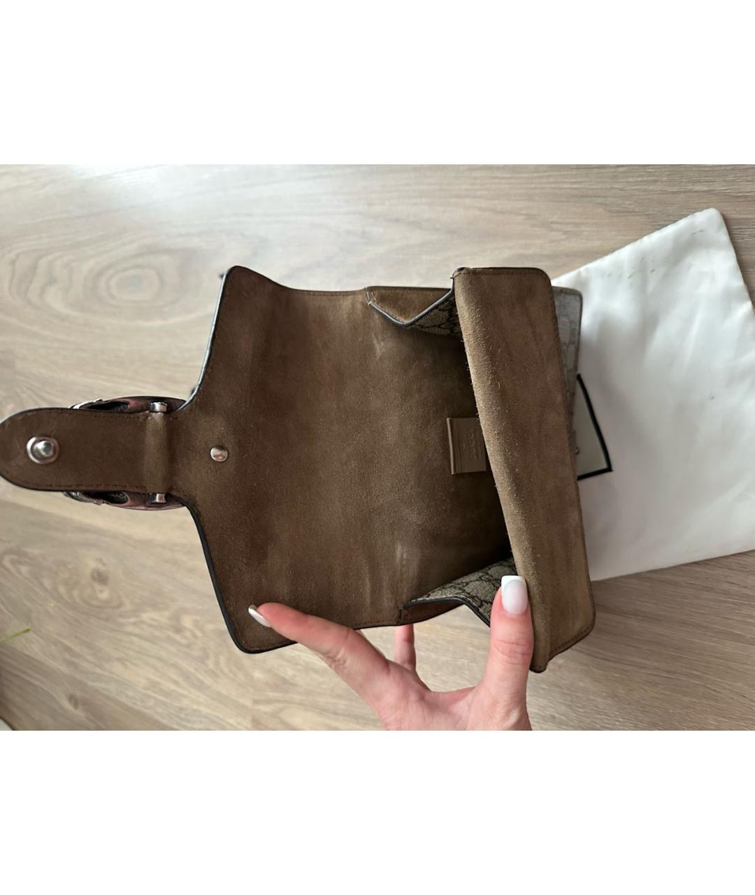 GUCCI Бежевая сумка тоут, фото 4