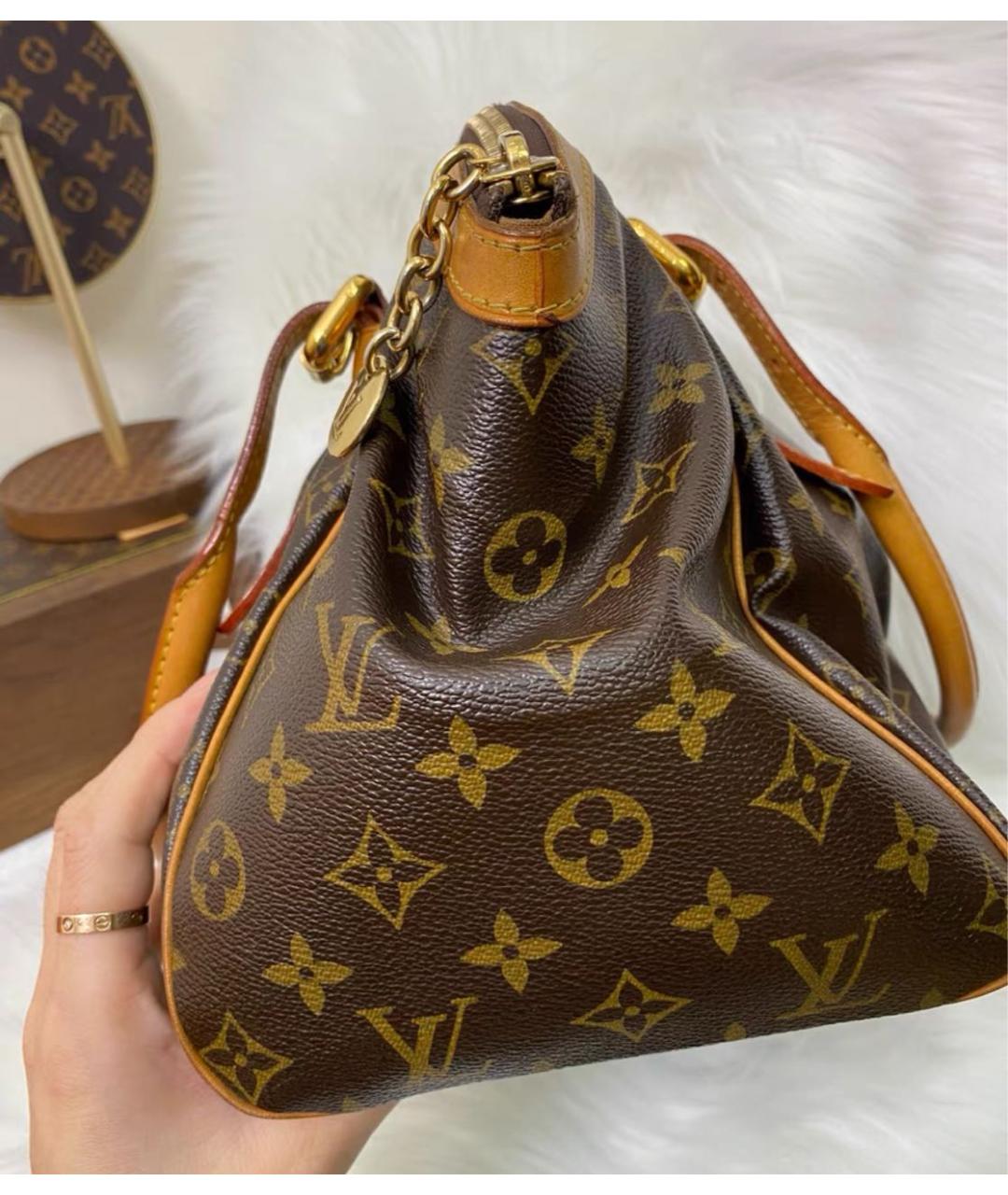 LOUIS VUITTON Коричневая сумка через плечо, фото 6