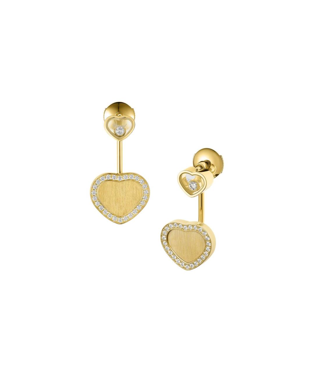 CHOPARD Желтые серьги из желтого золота, фото 2