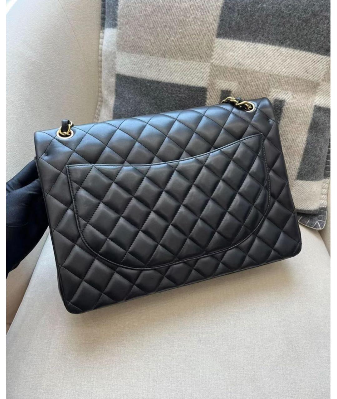 CHANEL Черная кожаная сумка через плечо, фото 3