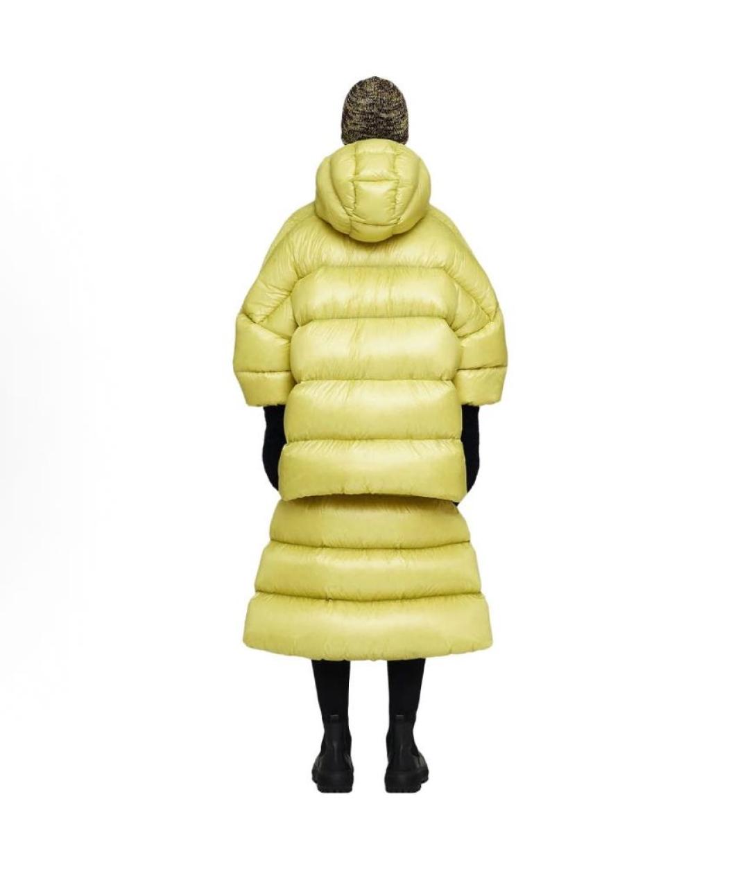 JIL SANDER Желтый пуховик, фото 4