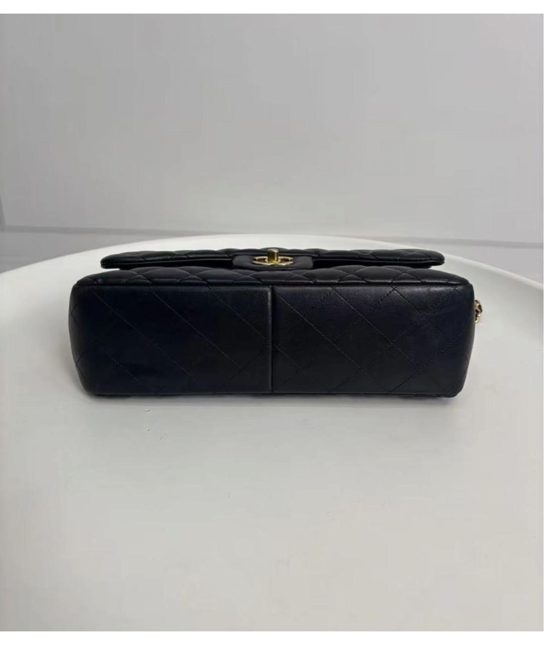 CHANEL Черная кожаная сумка через плечо, фото 4