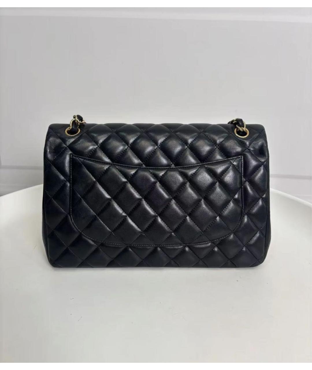 CHANEL Черная кожаная сумка через плечо, фото 3