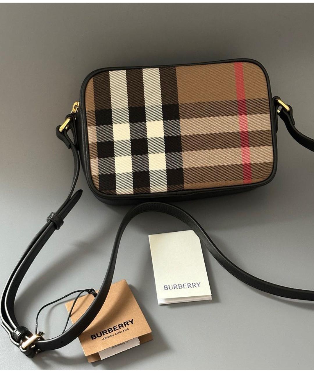 BURBERRY Коричневая сумка через плечо, фото 2