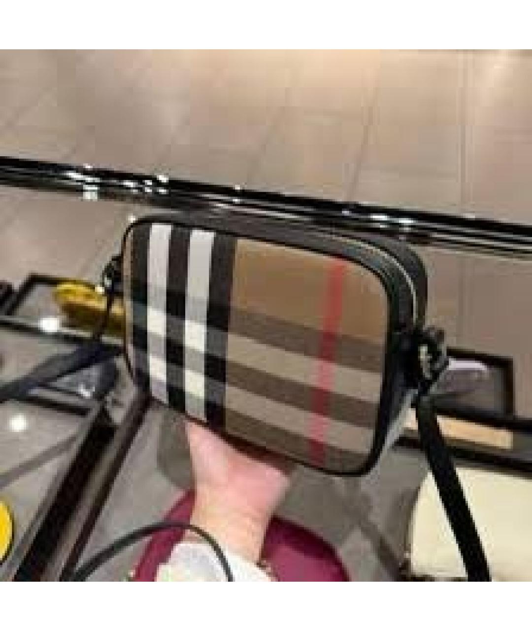 BURBERRY Коричневая сумка через плечо, фото 7