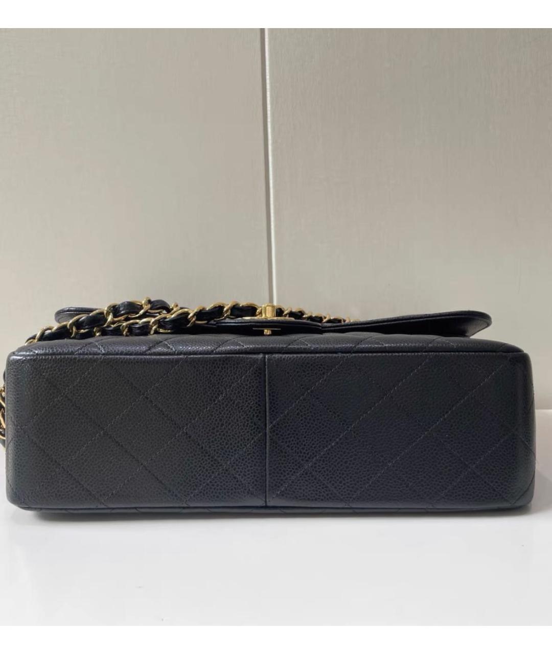 CHANEL Черная кожаная сумка через плечо, фото 4