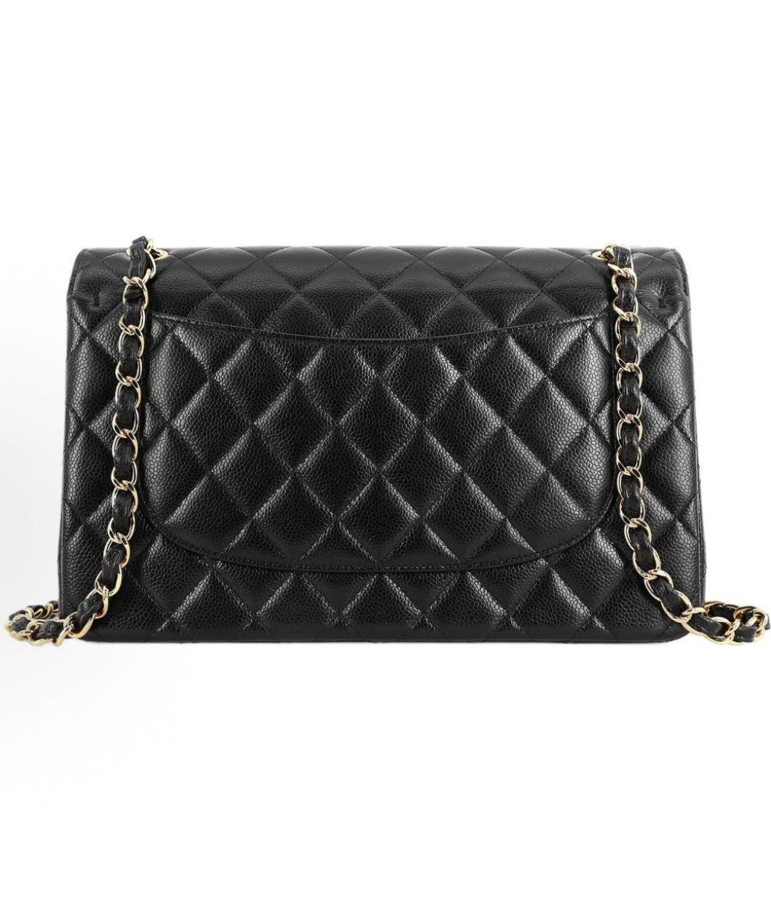 CHANEL Черная кожаная сумка через плечо, фото 3