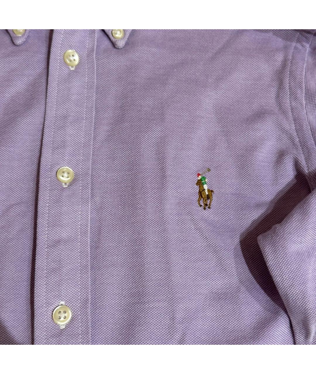 POLO RALPH LAUREN Фиолетовая хлопковая рубашка, фото 2