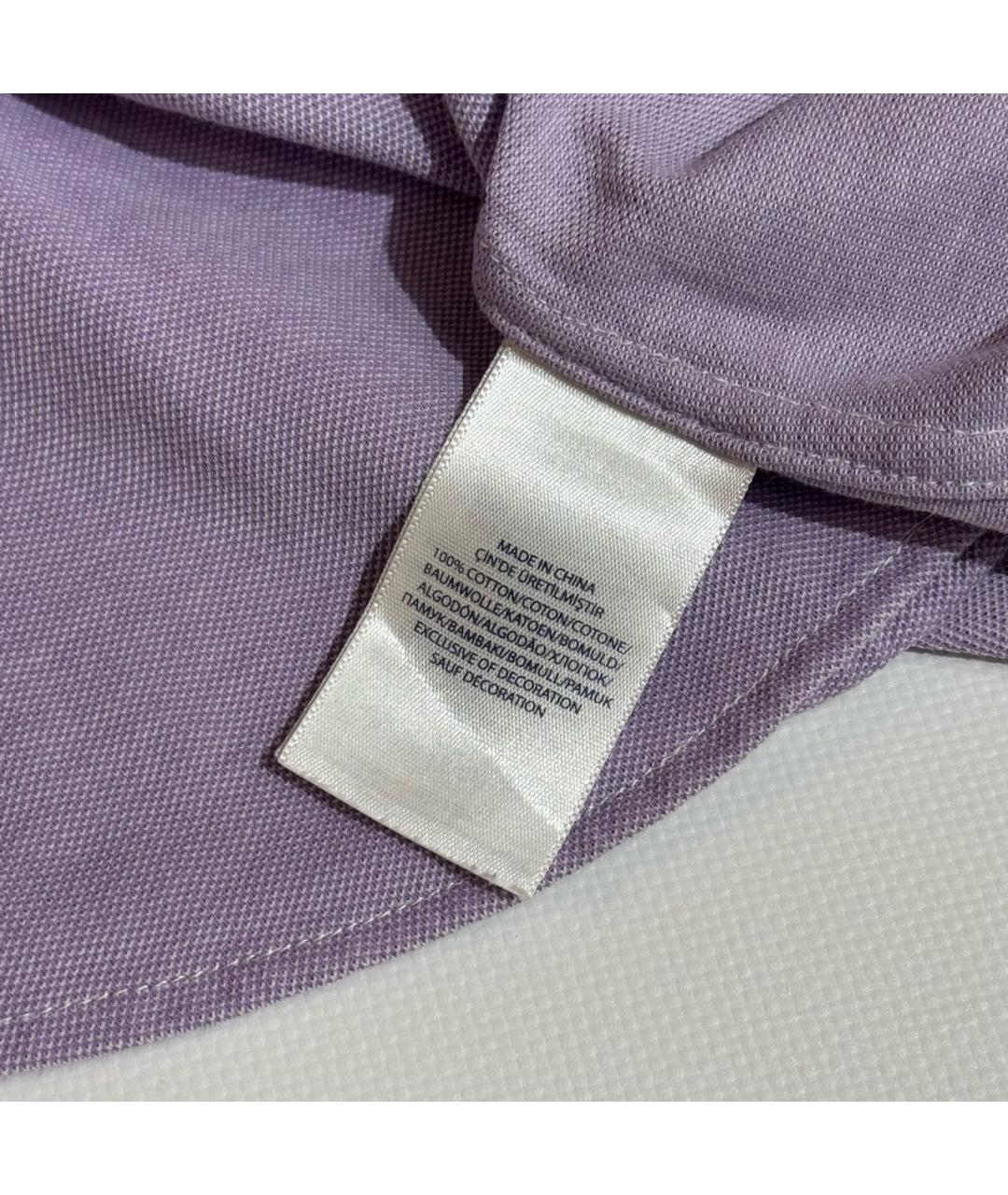 POLO RALPH LAUREN Фиолетовая хлопковая рубашка, фото 5
