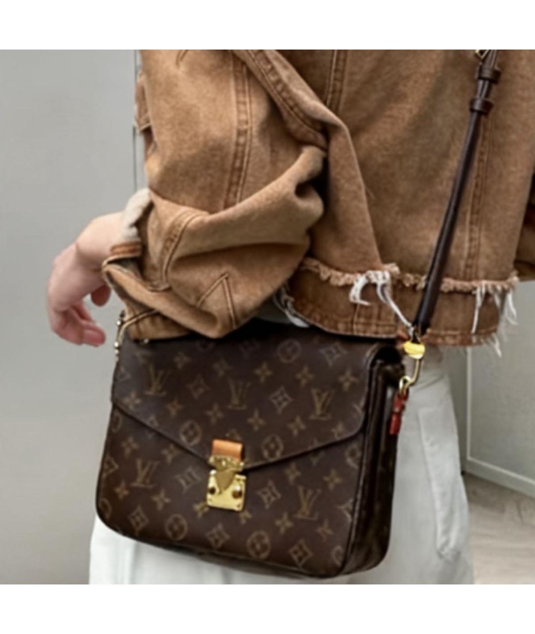 LOUIS VUITTON Коричневая сумка через плечо, фото 8