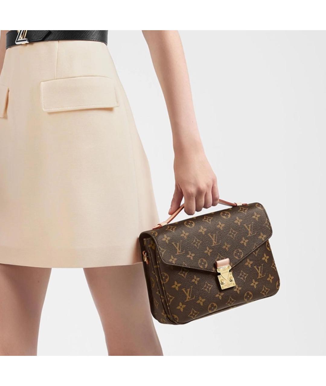 LOUIS VUITTON Коричневая сумка через плечо, фото 6