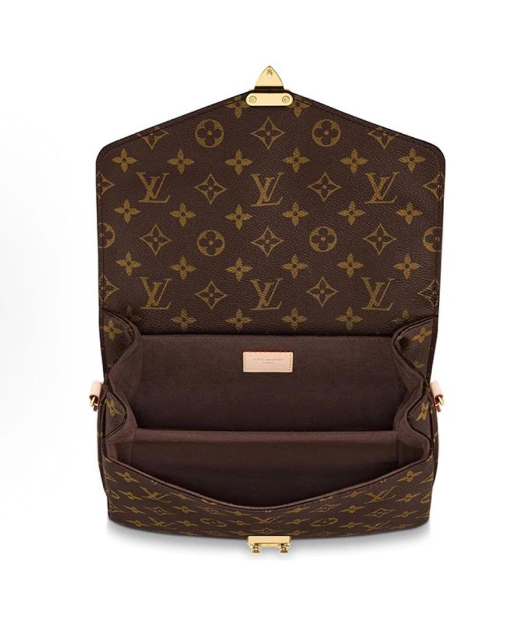 LOUIS VUITTON Коричневая сумка через плечо, фото 4
