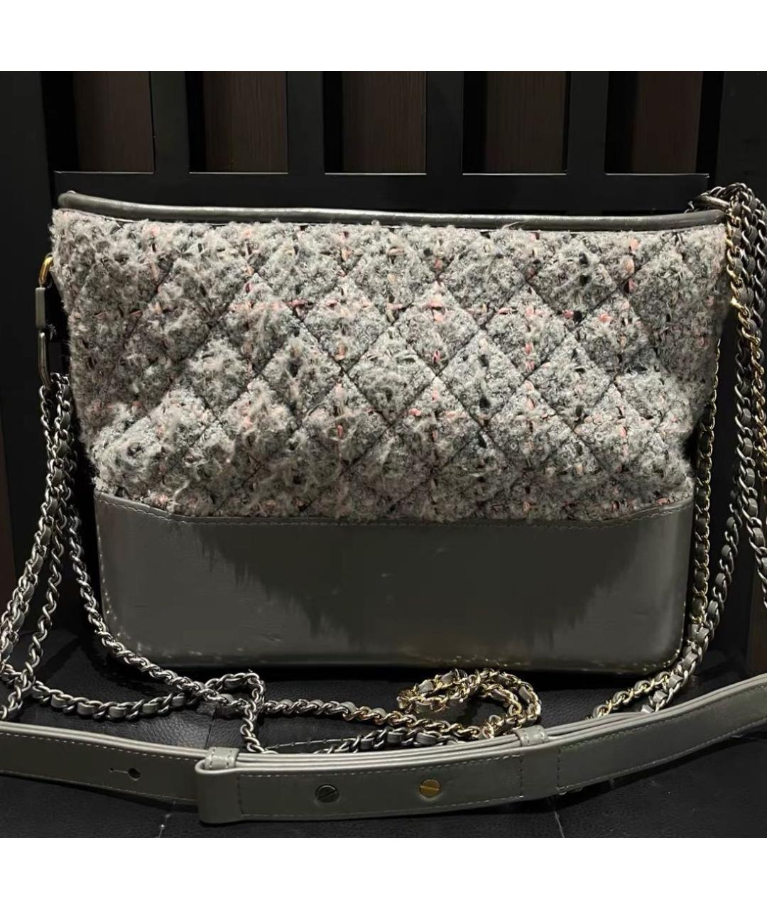 CHANEL Антрацитовая сумка через плечо, фото 3