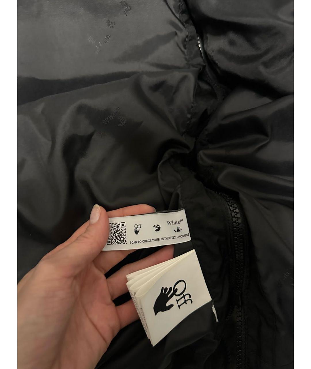 OFF-WHITE Черная куртка, фото 4