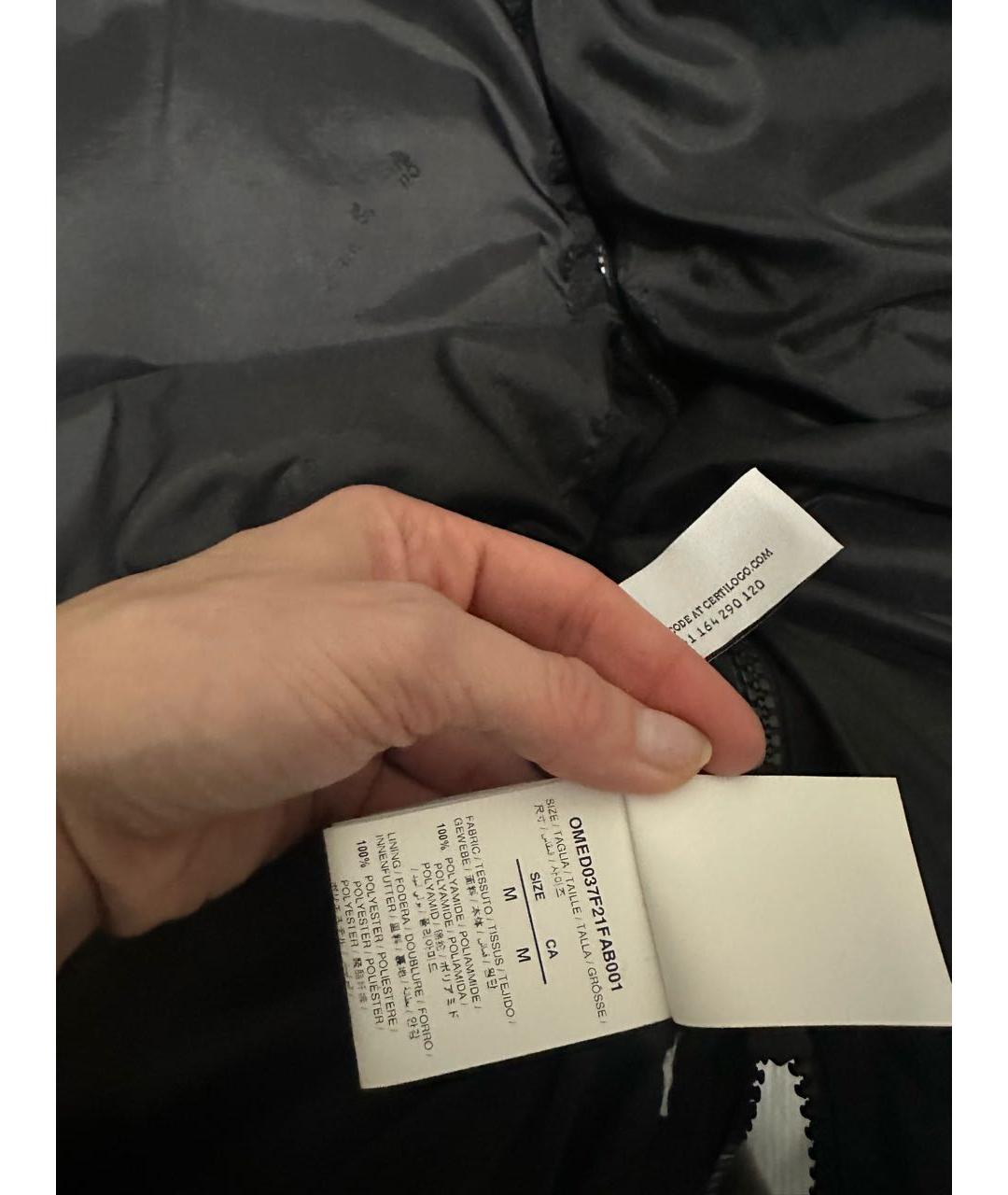 OFF-WHITE Черная куртка, фото 5