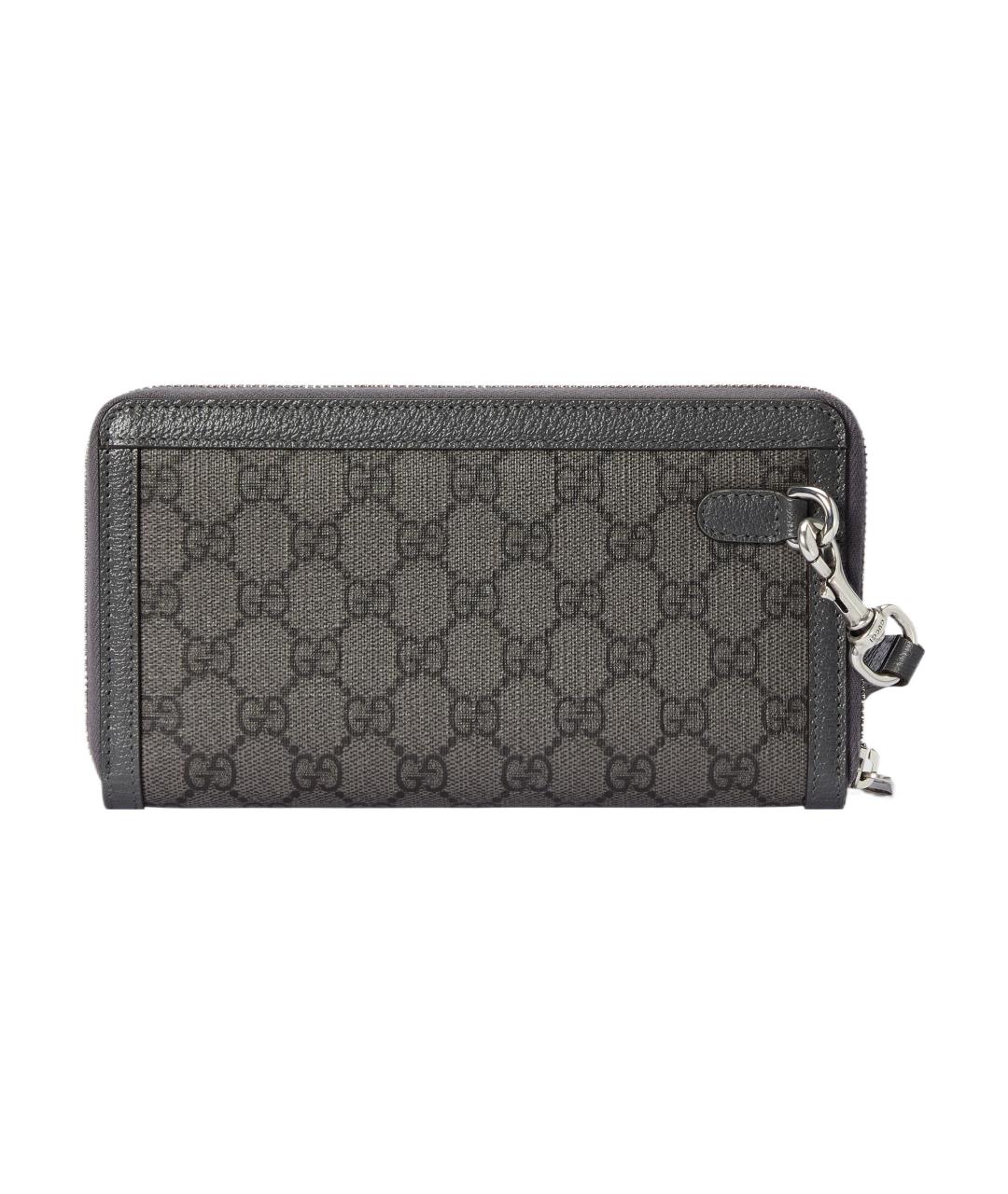 GUCCI Серый кошелек, фото 5