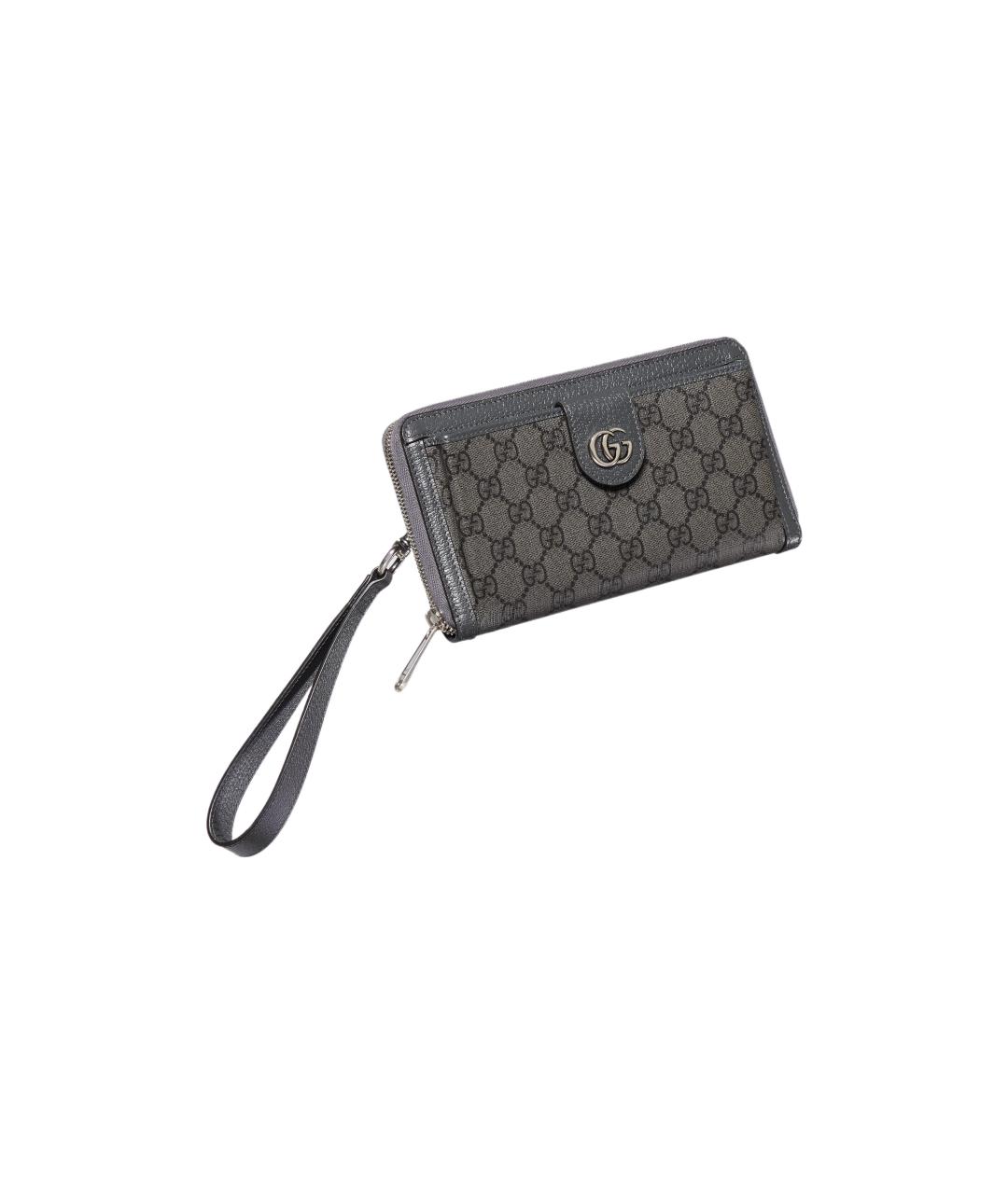 GUCCI Серый кошелек, фото 2