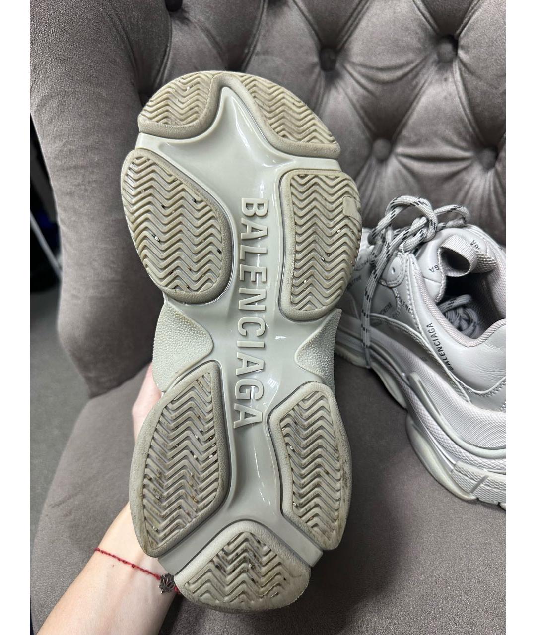 BALENCIAGA Кожаные кроссовки, фото 6