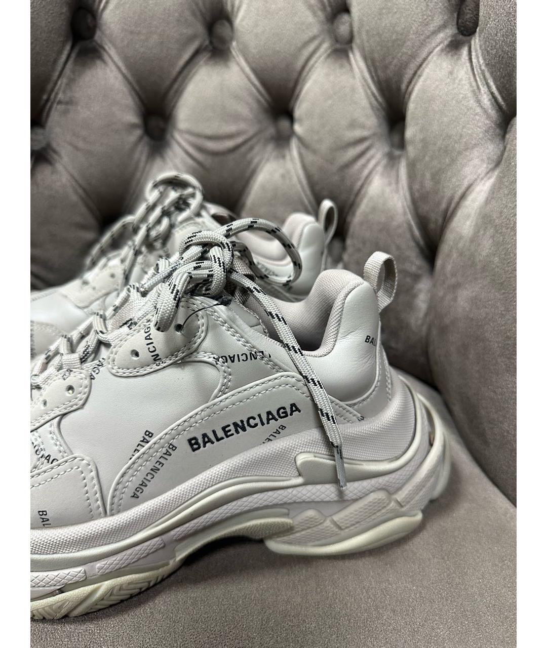 BALENCIAGA Кожаные кроссовки, фото 2