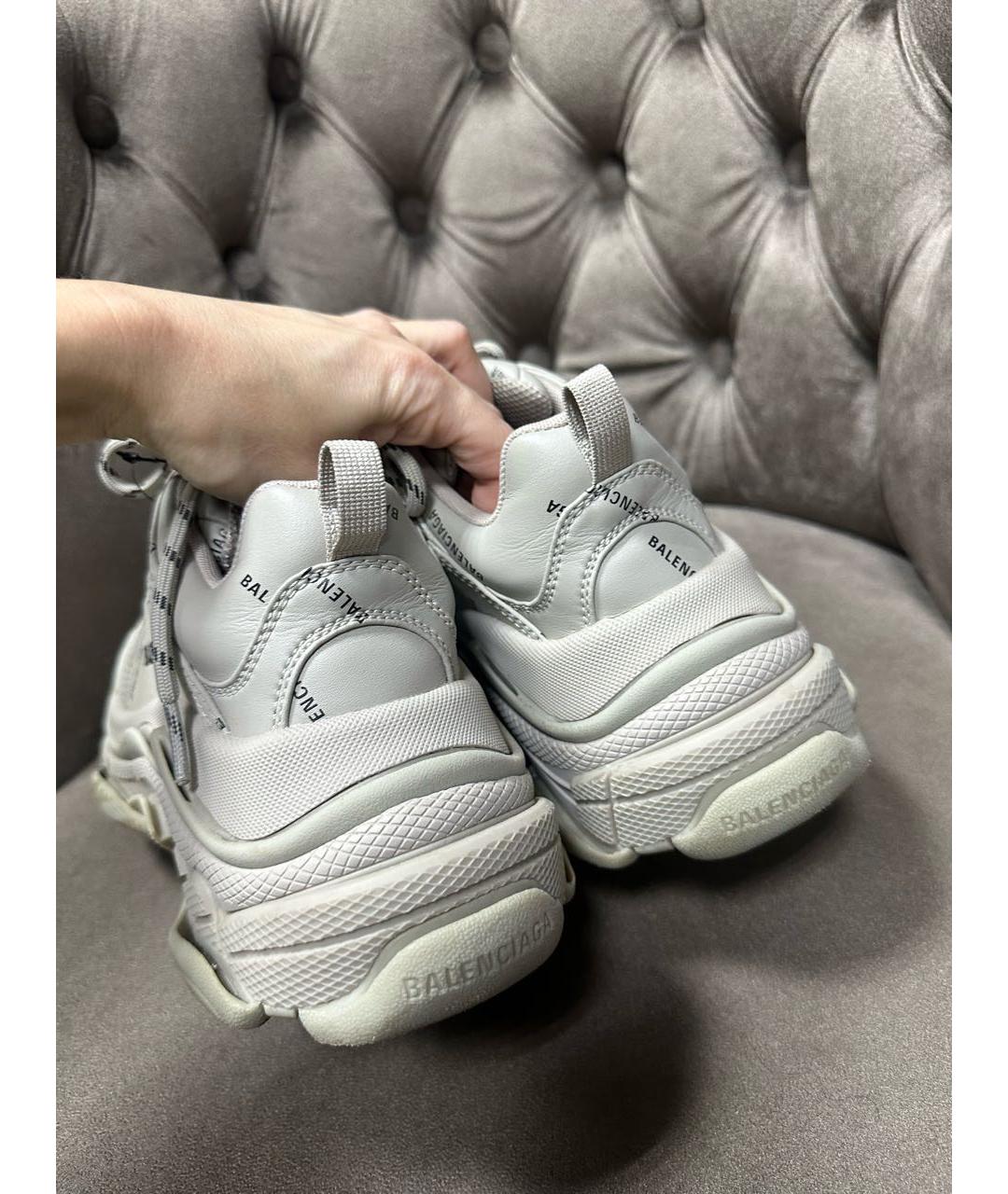BALENCIAGA Кожаные кроссовки, фото 4