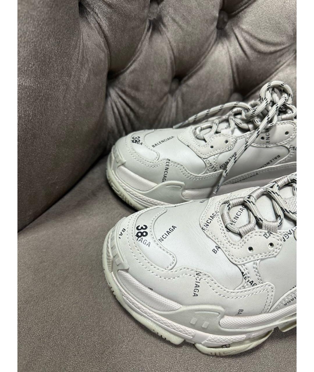 BALENCIAGA Кожаные кроссовки, фото 3