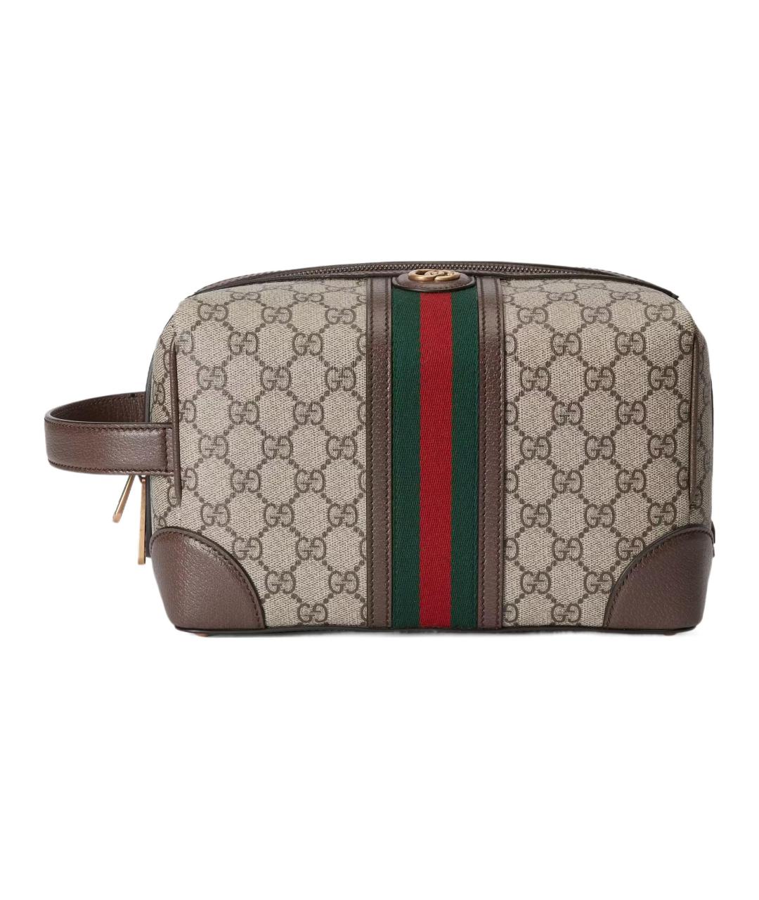 GUCCI Бежевая косметичка, фото 1