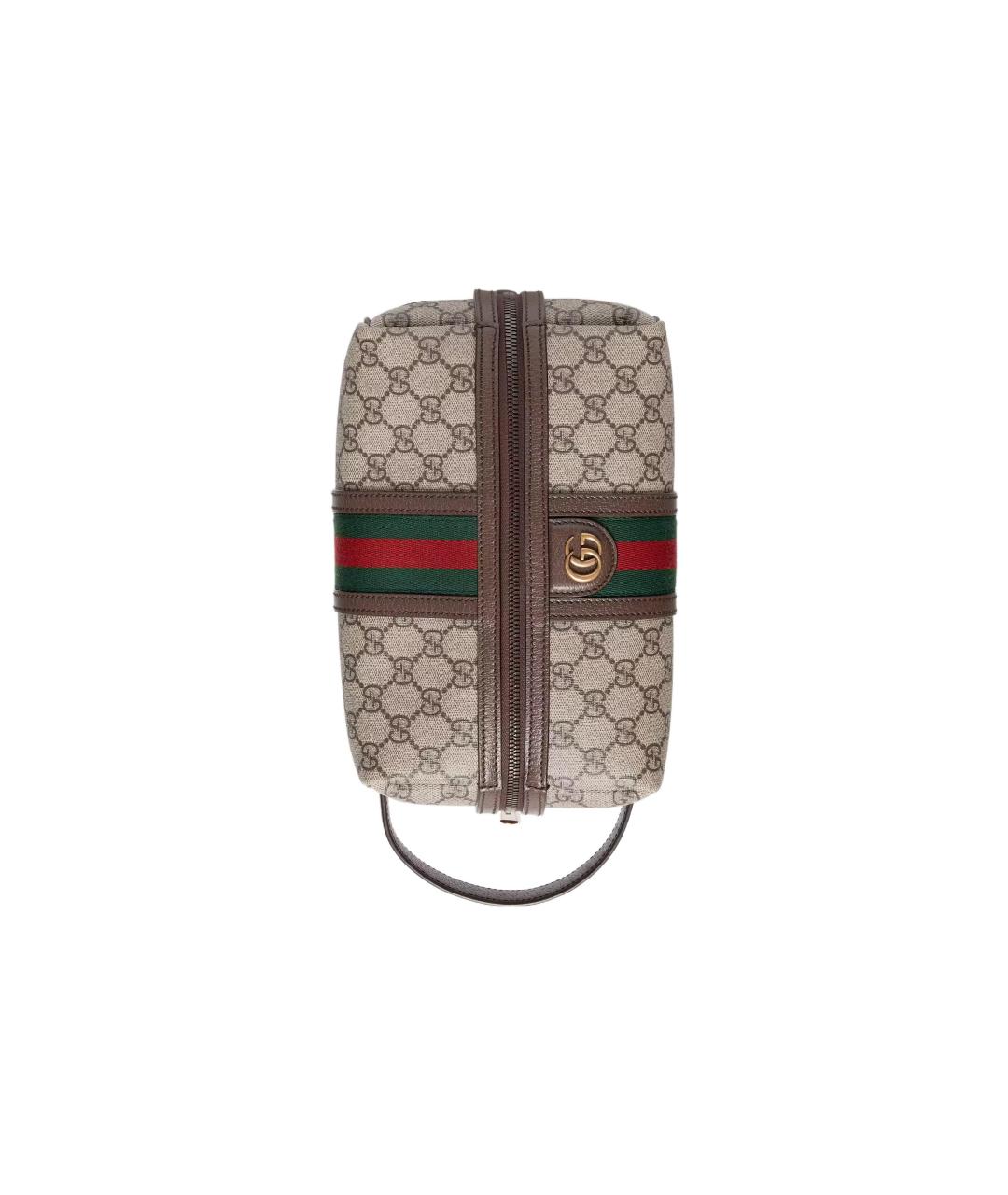 GUCCI Бежевая косметичка, фото 5