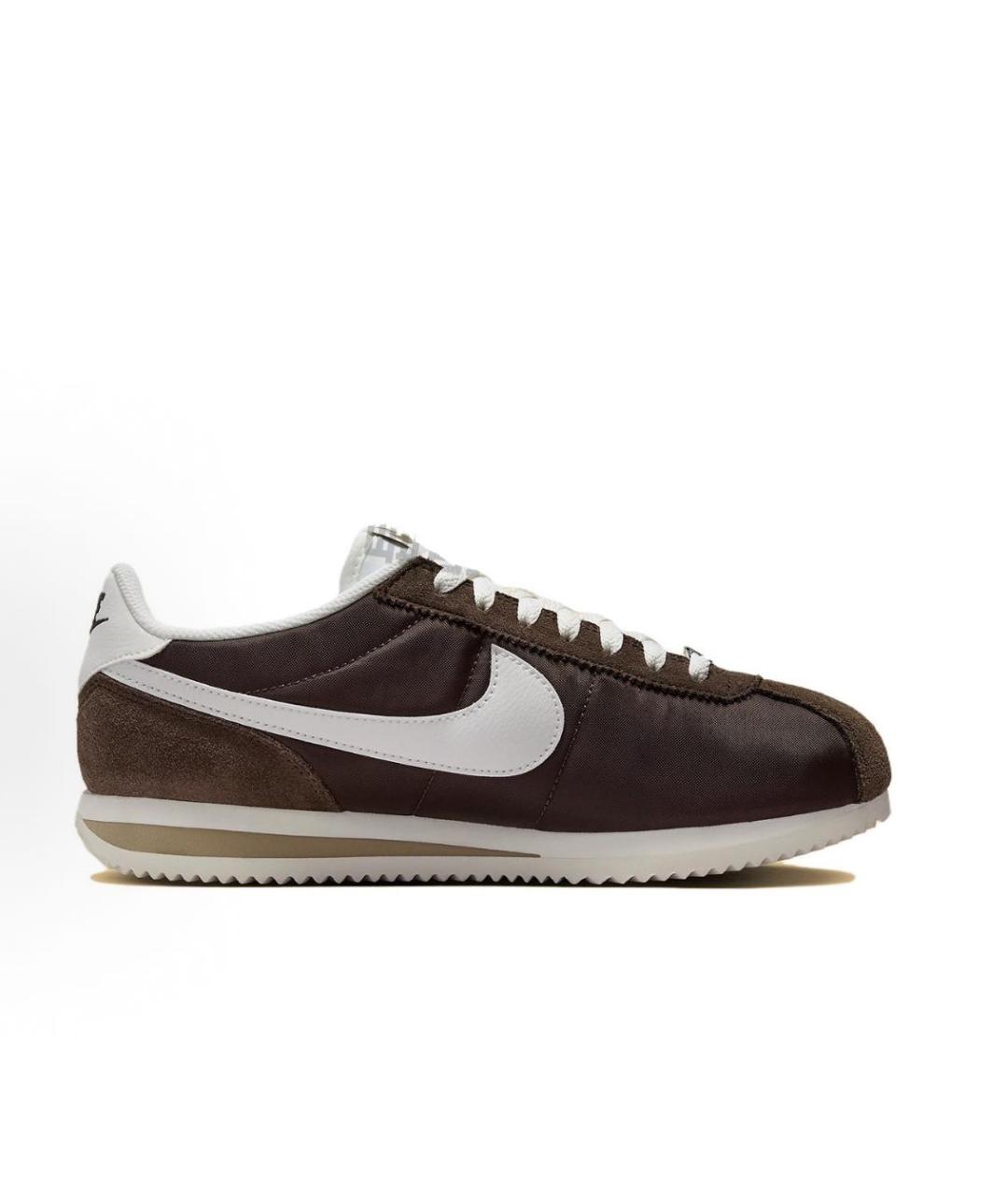 NIKE Коричневые замшевые низкие кроссовки / кеды, фото 2