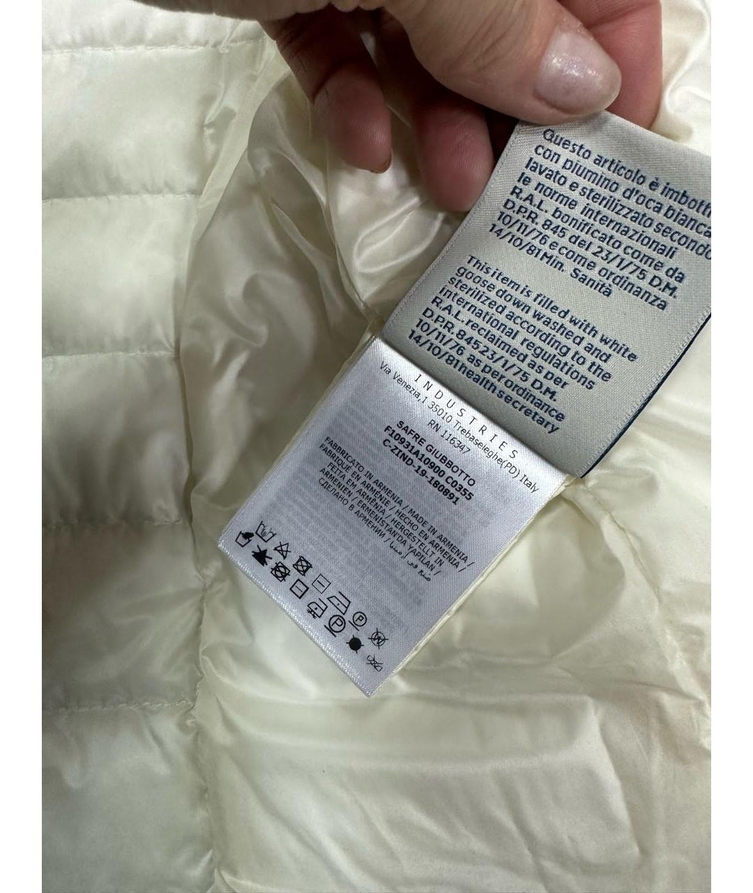 MONCLER Белая куртка, фото 6