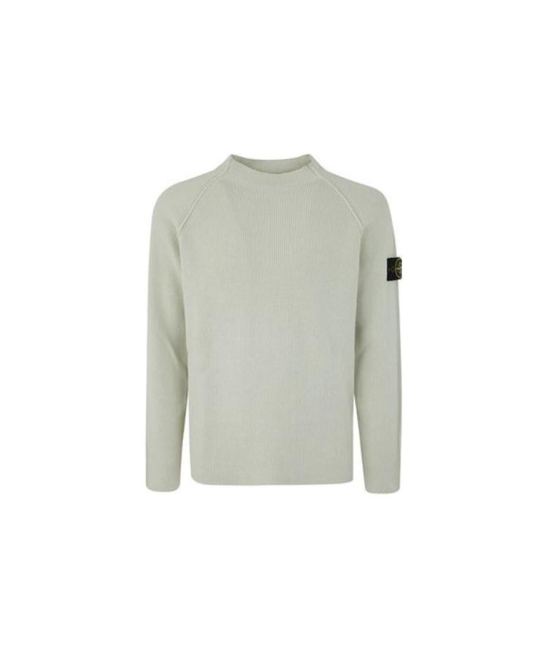 STONE ISLAND Зеленый джемпер / свитер, фото 1