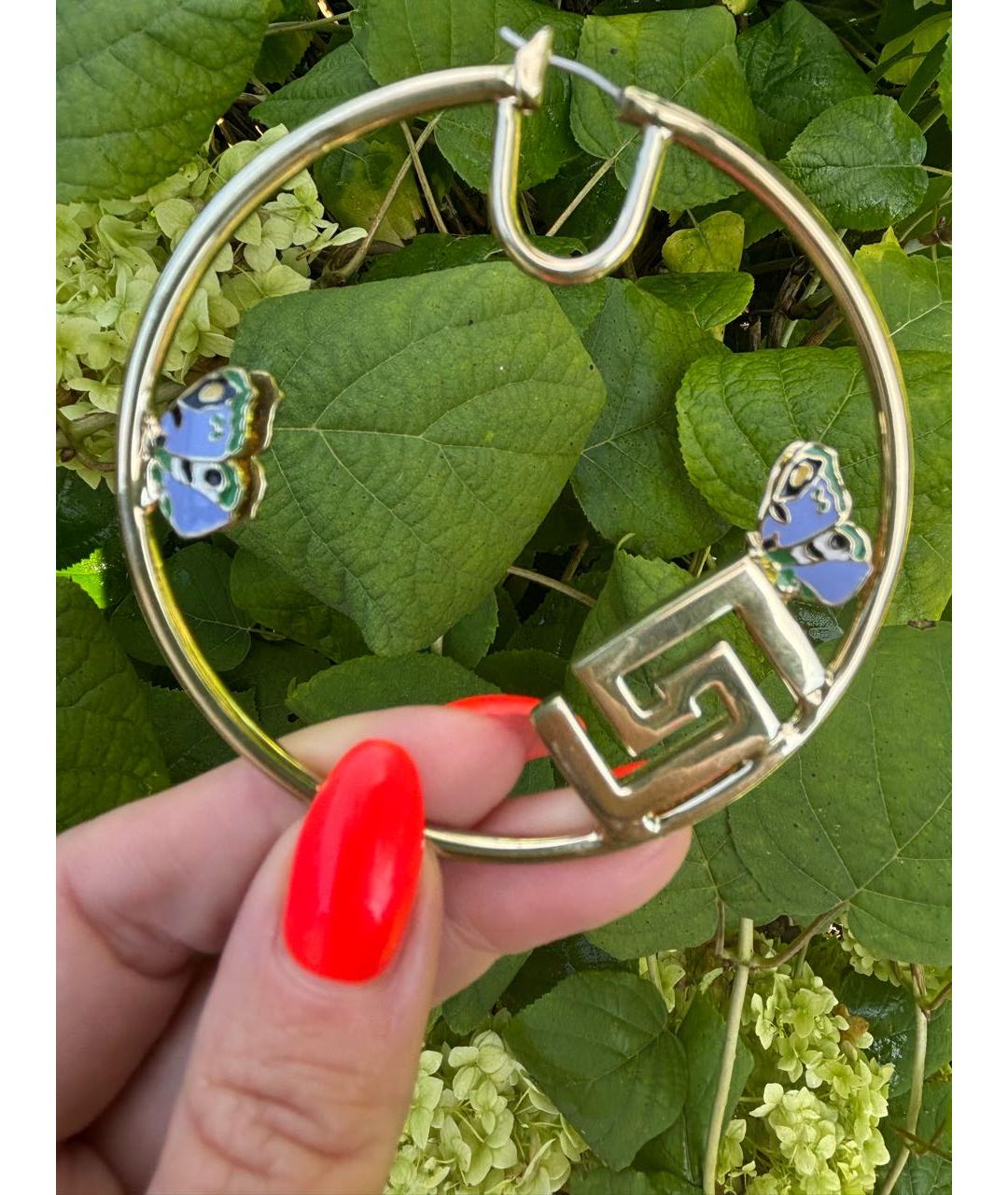 VERSACE Золотые серьги, фото 2