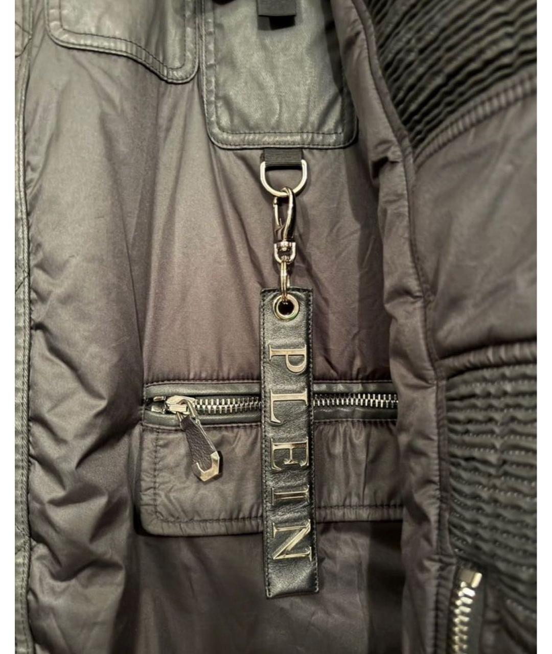 PHILIPP PLEIN Черный пуховик, фото 5