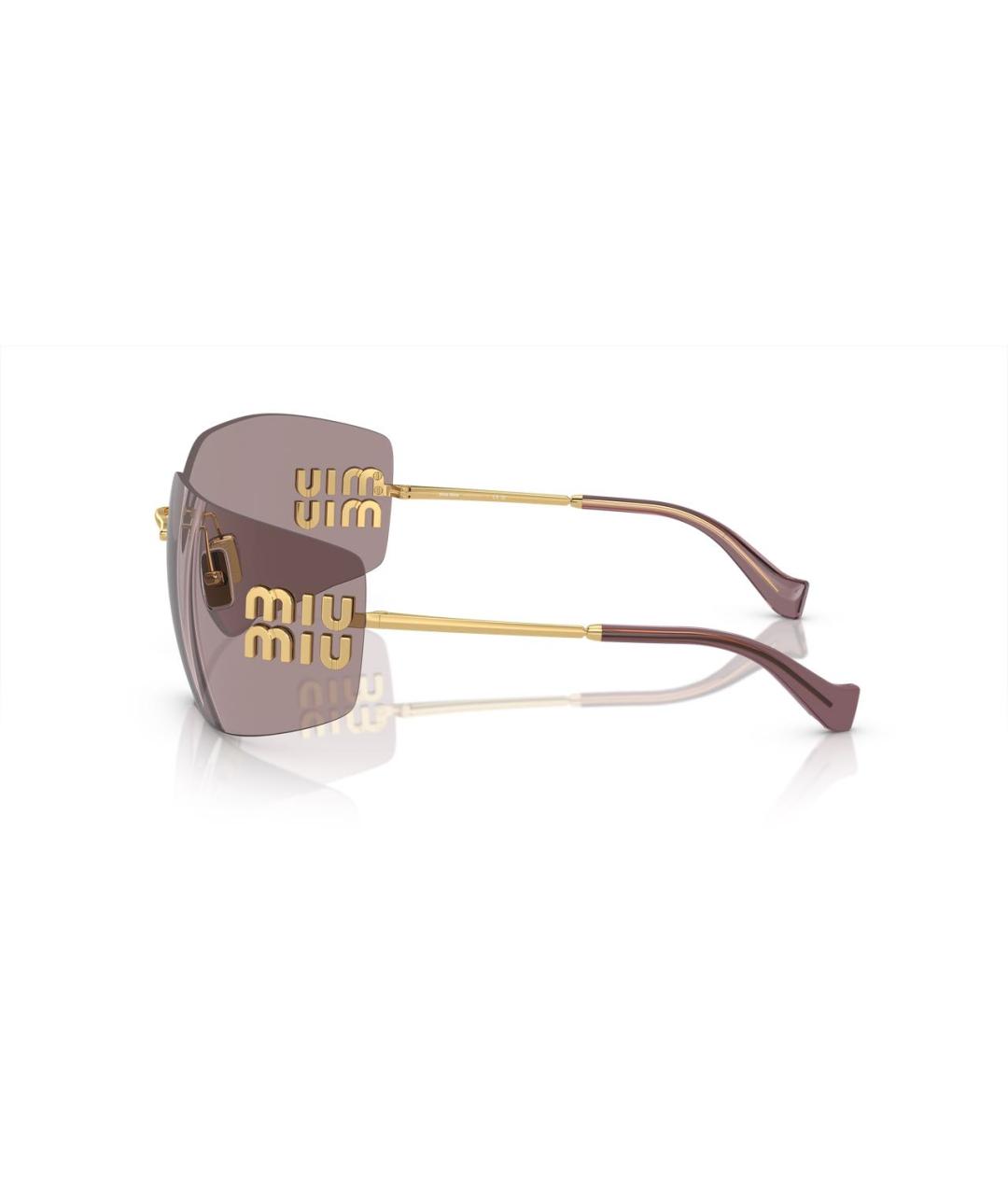 MIU MIU Мульти металлические солнцезащитные очки, фото 3