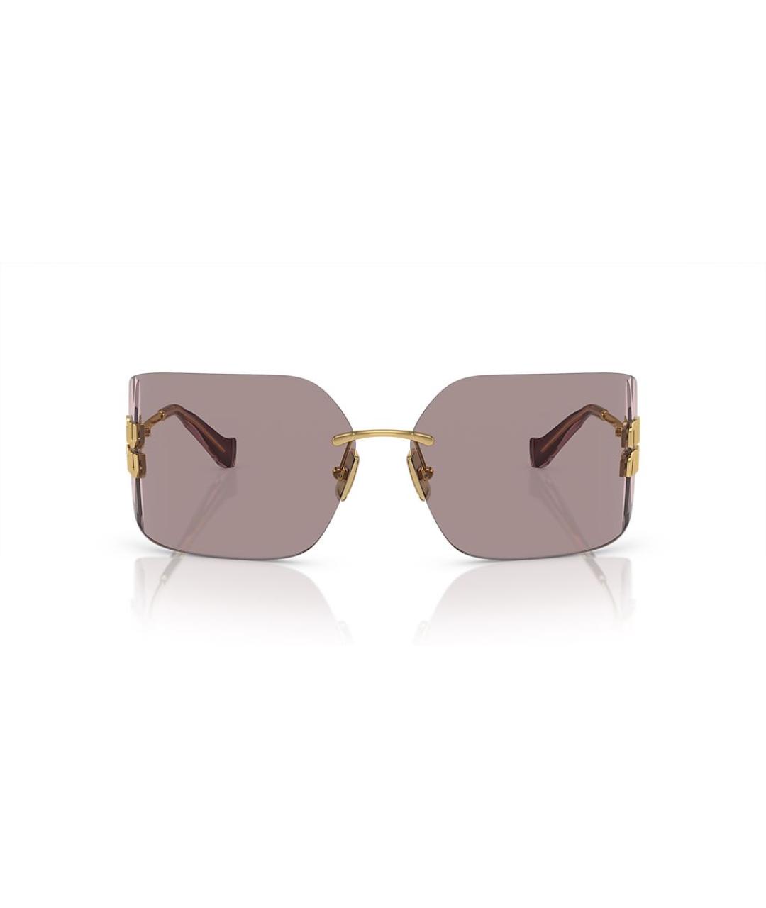 MIU MIU Мульти металлические солнцезащитные очки, фото 2